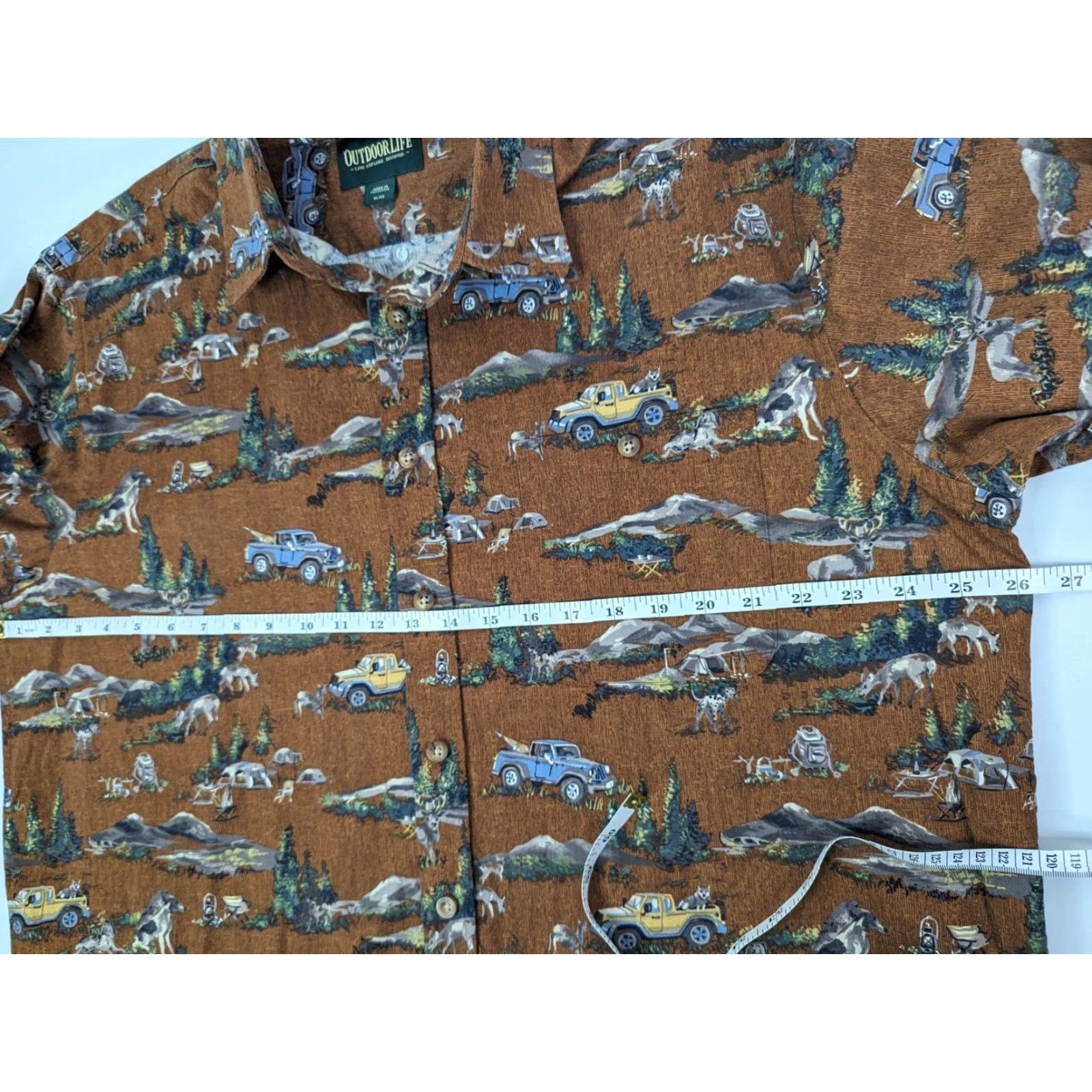 Alife Outdoor Life Shirt Men's XL Long Sleeve Orange Camping Hunting Outdoor Button-Up Size US XL / EU 56 / 4 - 6 Thumbnail