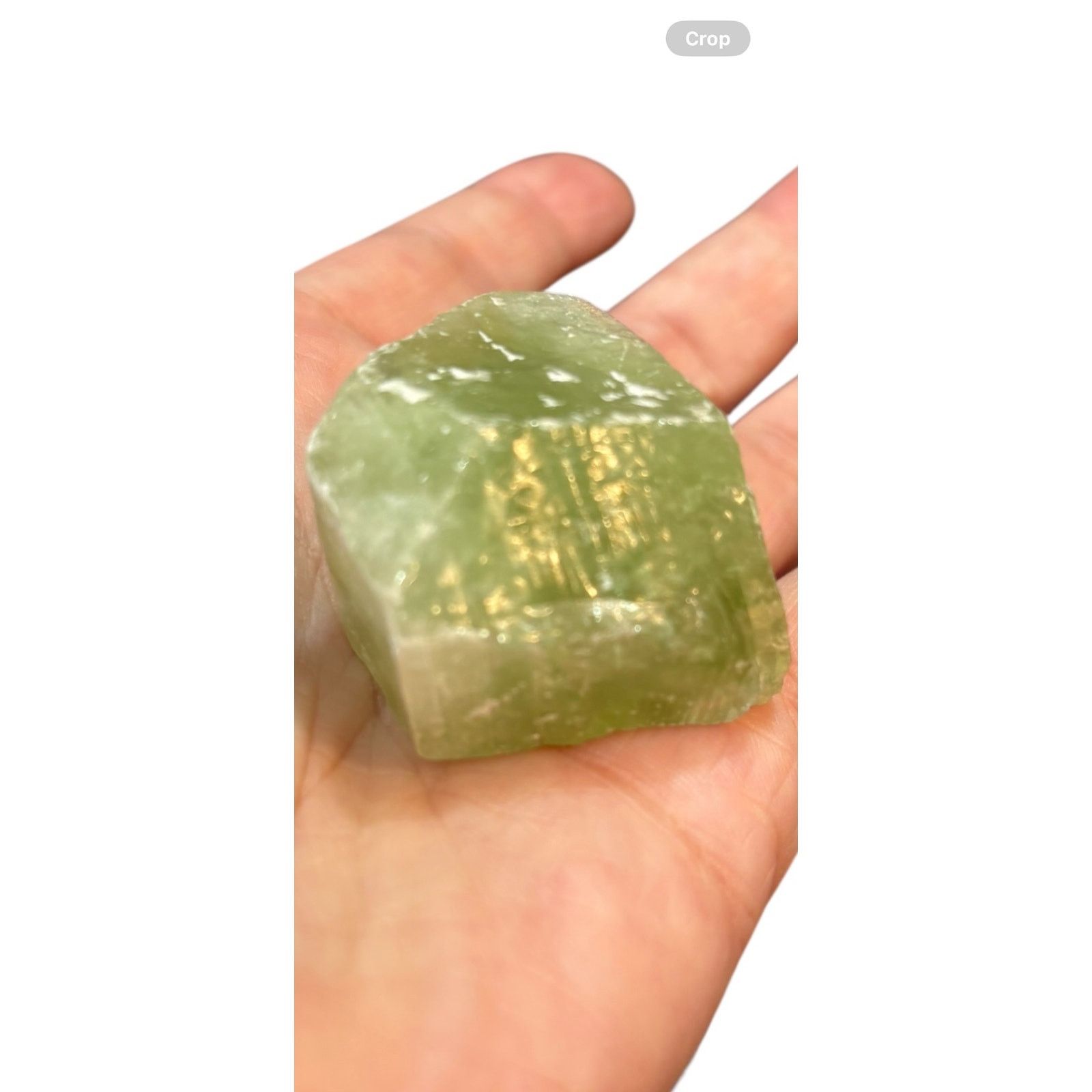 Other Raw Green Calcite Crystal 54g Natural Healing Stone Chunk Size ONE SIZE - 1 Thumbnail