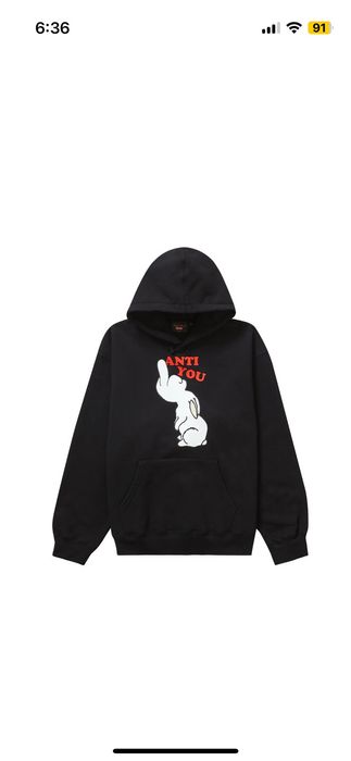 Supreme Supreme UNDERCOVER Anti You Hoodie SS23 Black | Grailed