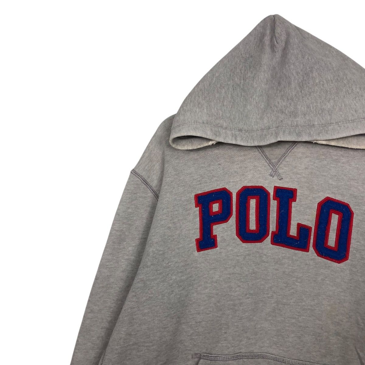 Polo Ralph Lauren 🔥VINTAGE HOODIE PULL OVER POLO RALPH LAUREN BIG LOGO SPELL Size US L / EU 52-54 / 3 - 9 Thumbnail