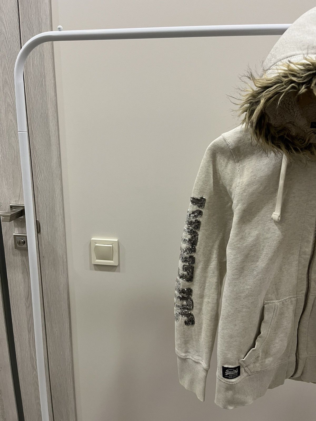 Superdry Y2K Superdry FUR IfSixWasNine Style AlaskaHoodie Japan Style Size M / US 6-8 / IT 42-44 - 3 Thumbnail