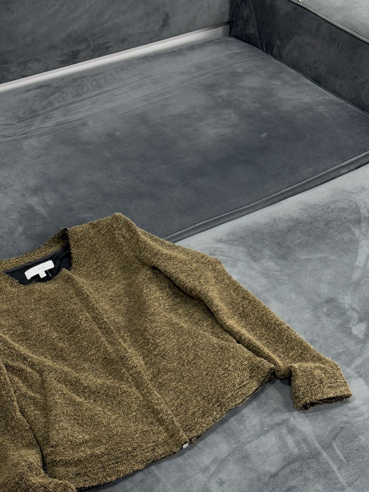 Iro Avant Garde Iro Rick Owens Style Wool Luxury Y2K Zip Jacket Size XS / US 0-2 / IT 36-38 - 4 Thumbnail
