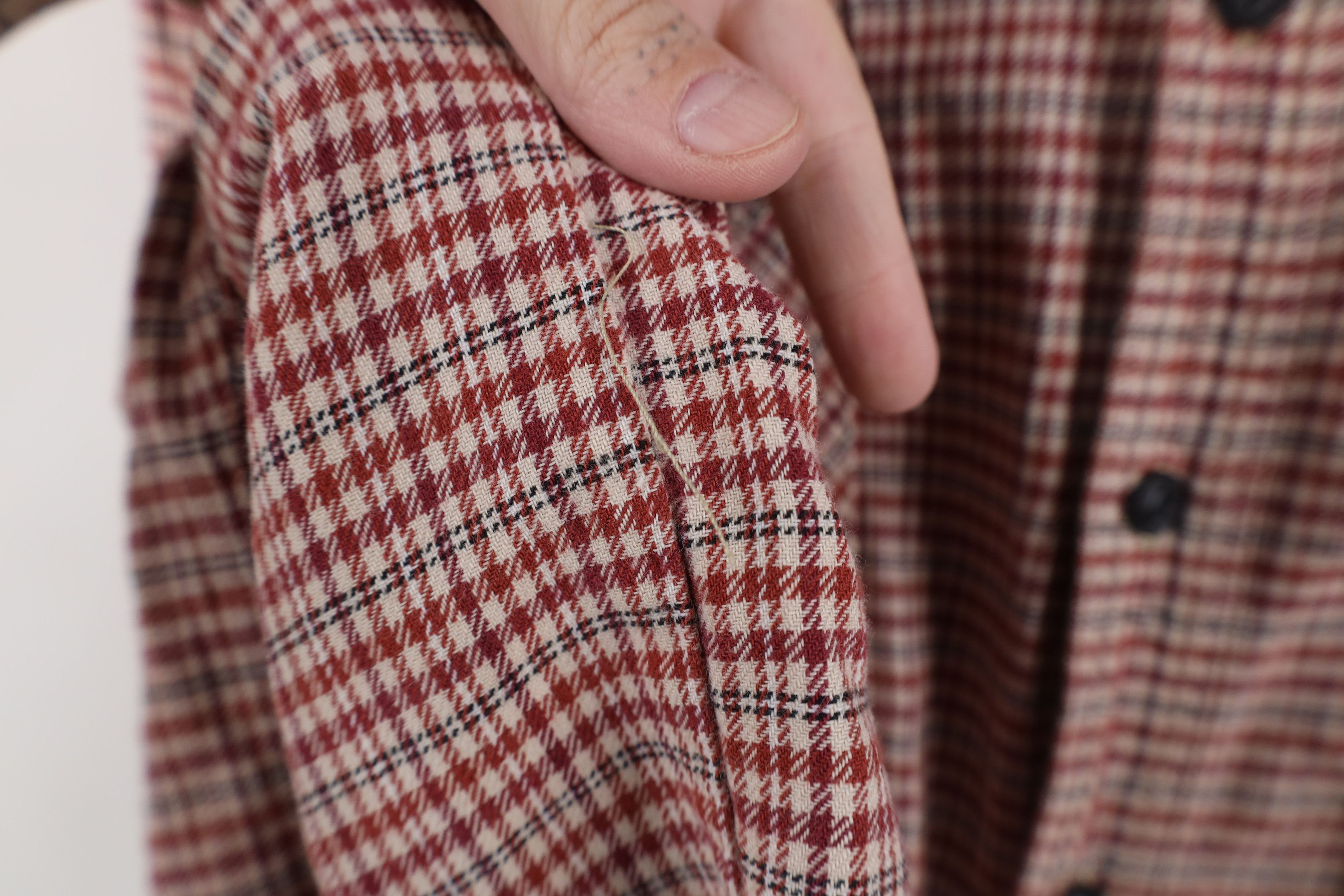 Levi's Vintage 90s Levis Baggy Flannel Collared Button Shirt Plaid Size US L / EU 52-54 / 3 - 6 Thumbnail