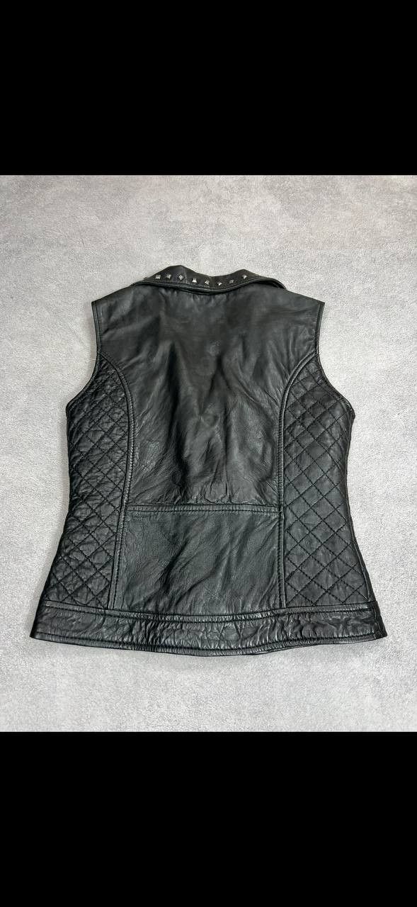 Japanese Brand Vintage 90s Biker Motorcycle Opium Goth Style Vests Y2K Size US S / EU 44-46 / 1 - 5 Thumbnail