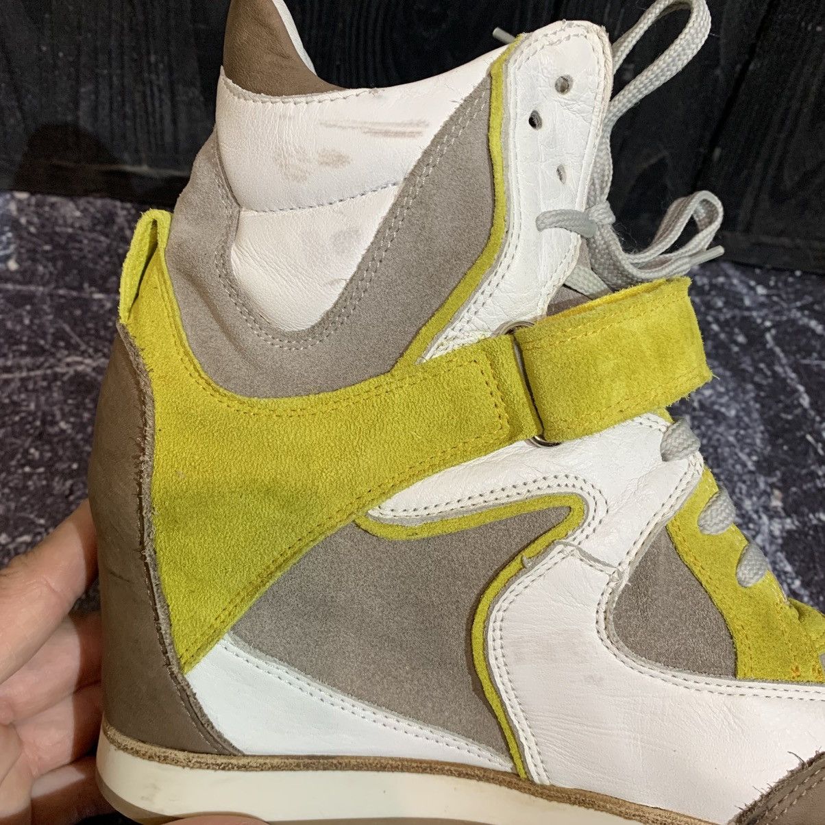 Genuine Leather OXMOX Women’s Leather Platform shoes 36 Isabel Marant Style Size US 6 / IT 36 - 10 Thumbnail