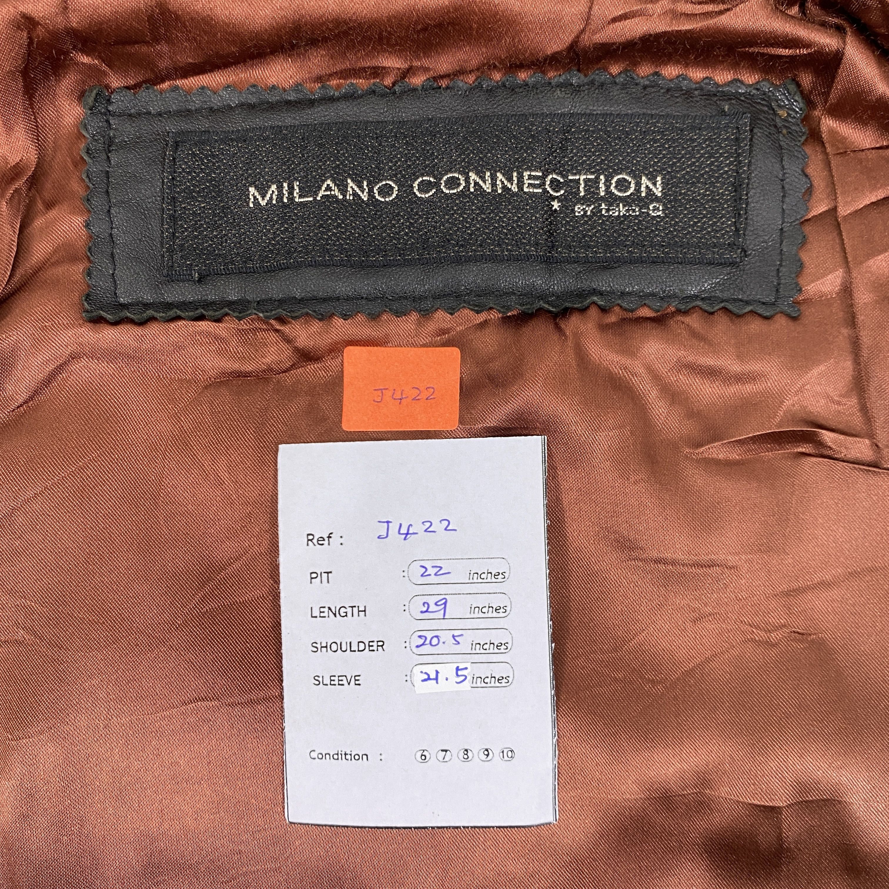 If Six Was Nine Vintage Leather Jacket- J422 Size US L / EU 52-54 / 3 - 6 Thumbnail