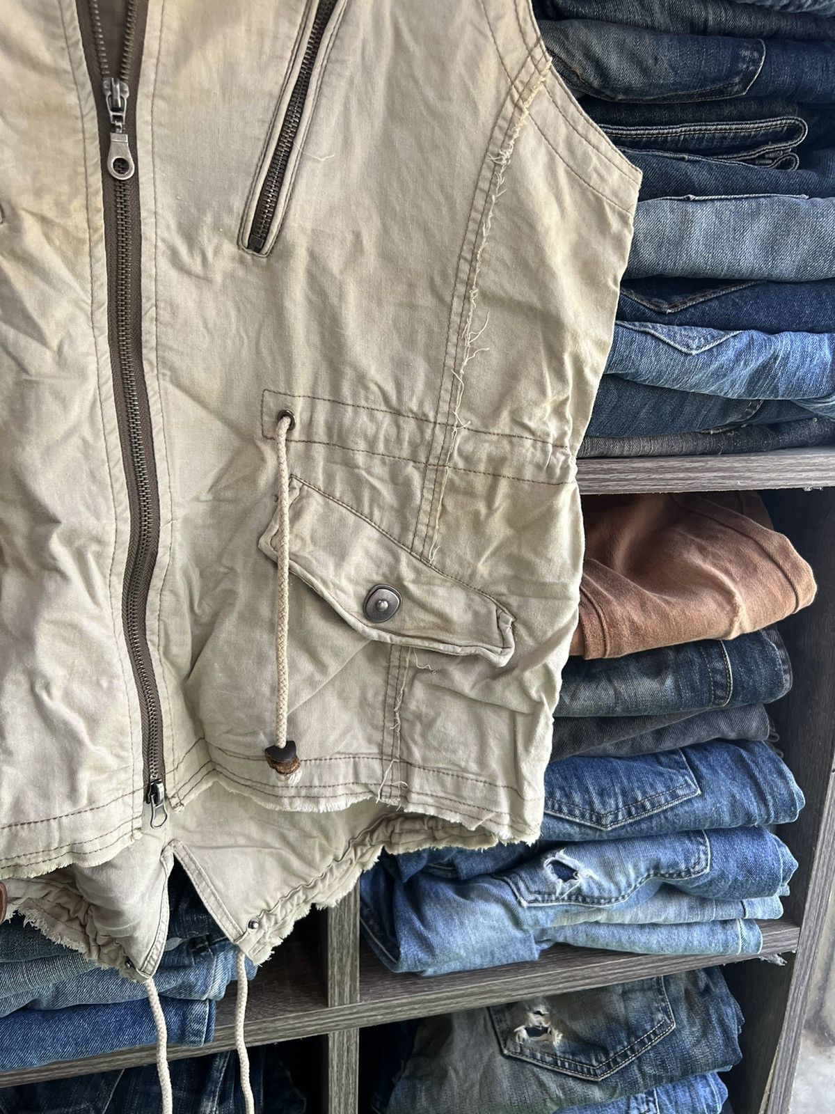 In The Attic 🔥Rare In The Attic Zipper Vest Size US S / EU 44-46 / 1 - 7 Thumbnail