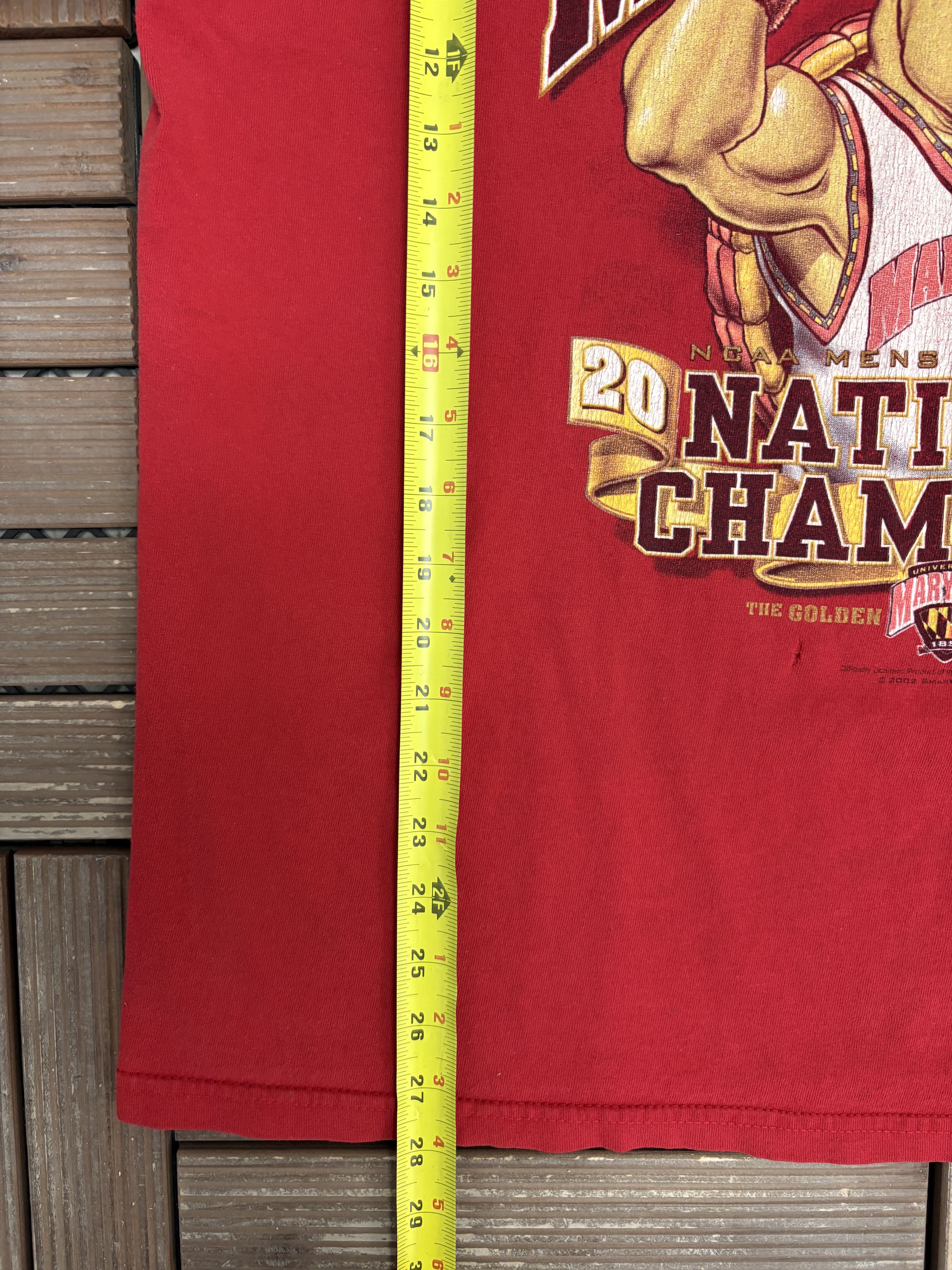 Vintage Maryland Terrapins National Champions 2002 Vintage T-Shirt Size US XL / EU 56 / 4 - 7 Thumbnail