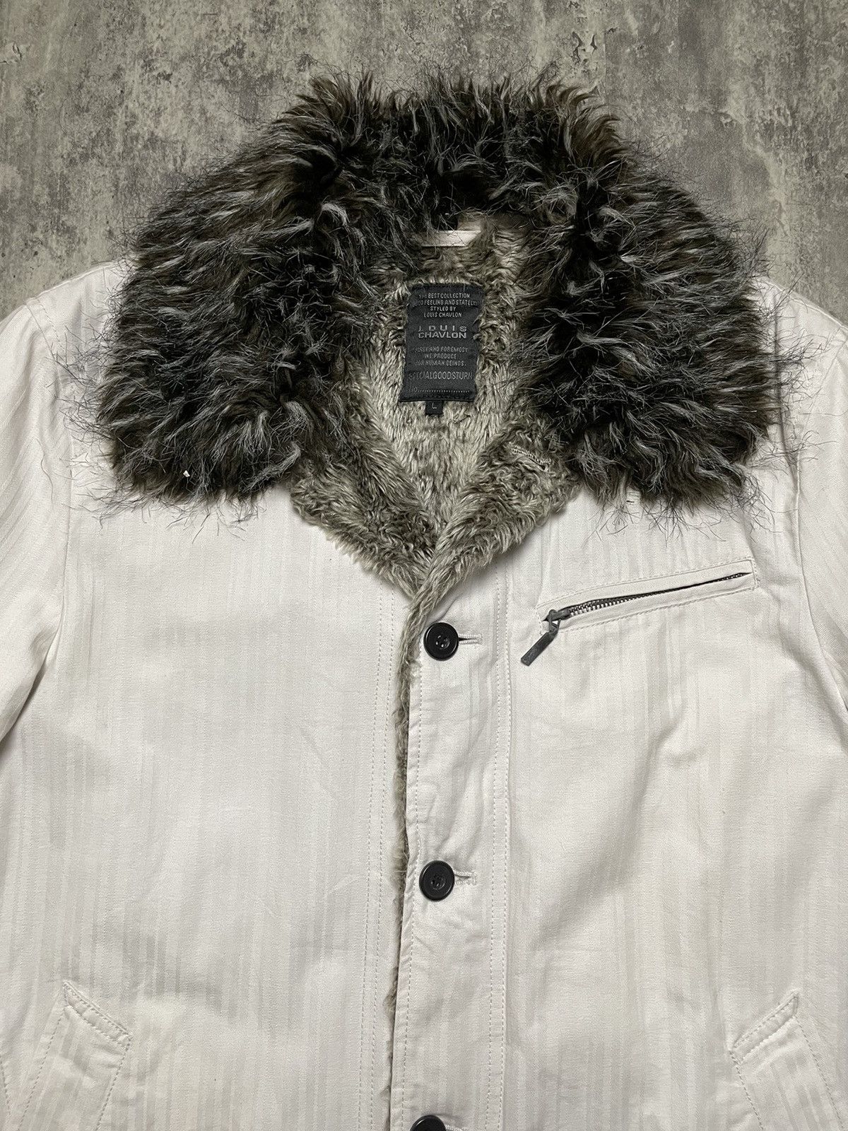 Japanese Brand JAPANESE LOUIS CHAVLON FUR JACKET BONDAGE SLEEVE VKEI STYLE Size US L / EU 52-54 / 3 - 3 Thumbnail