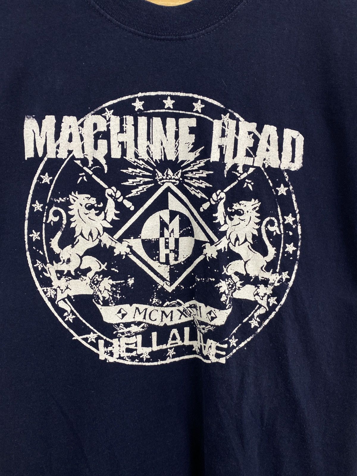 Band Tees Vintage 90s Machine Head Europe Tour T-Shirt Band Rock Rare Size US L / EU 52-54 / 3 - 7 Thumbnail