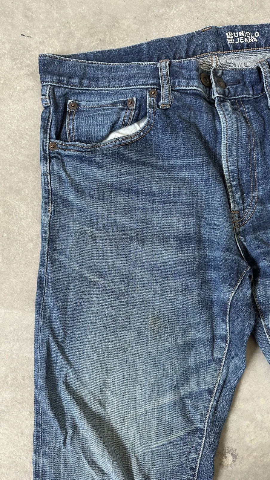 Japanese Brand VINTAGE UNIQLO JAPAN SELVEDGE DENIM PANT Size US 36 / EU 52 - 5 Thumbnail