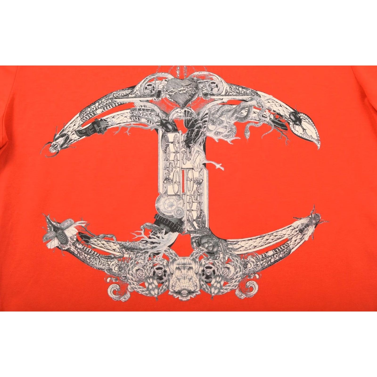 Just Cavalli Just Cavalli Mens Graphic T-Shirt Tee XL, Red, 92% Cotton 8% Elastane, Size XL, Regular, N20543, S01GC0218, Used with Wear Size US XL / EU 56 / 4 - 2 Thumbnail