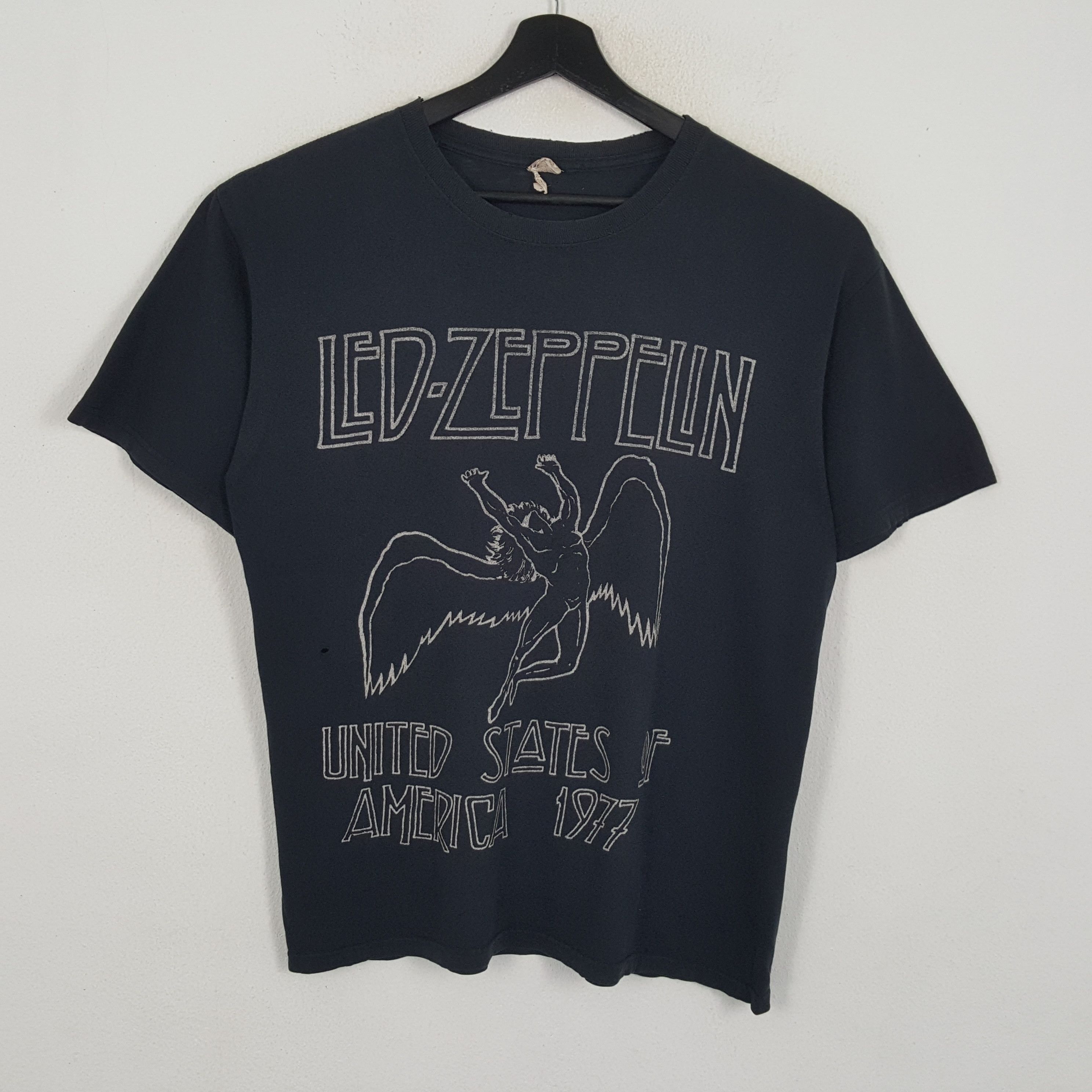 LED ZEPPELIN Rock Band Big Print Vintage Tshirt