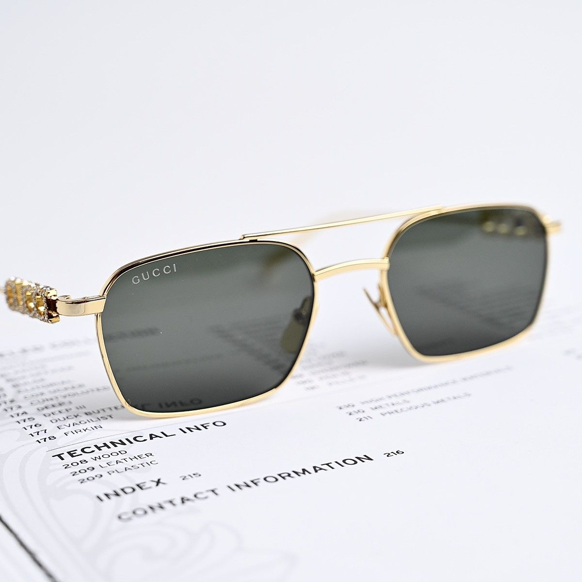 Gucci GUCCI GG1804S SUNGLASSES Size ONE SIZE - 9 Thumbnail