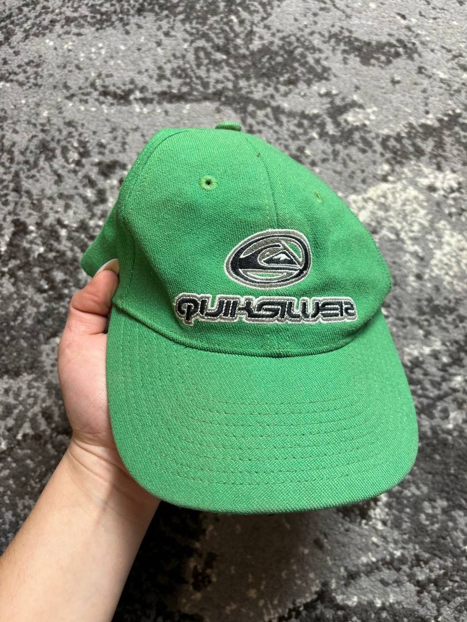 Quiksilver × Vintage Vintage Y2K Quiksilver Surf Style Skate Embroidered Logo Cap Size ONE SIZE - 3 Thumbnail