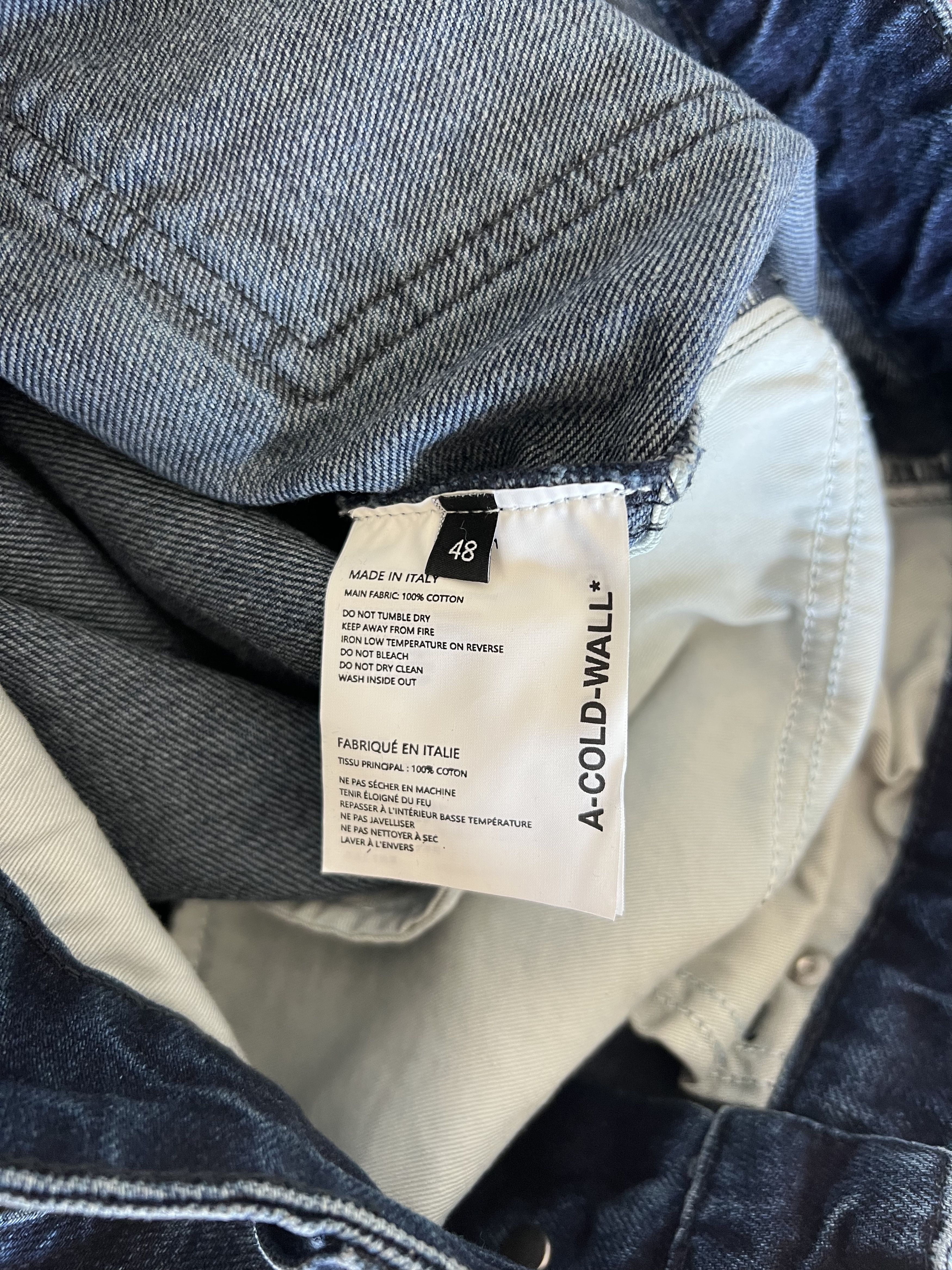 A-COLD-WALL* A Cold Wall Discourse Cargo Jeans in Blue Size US 32 / EU 48 - 10 Thumbnail
