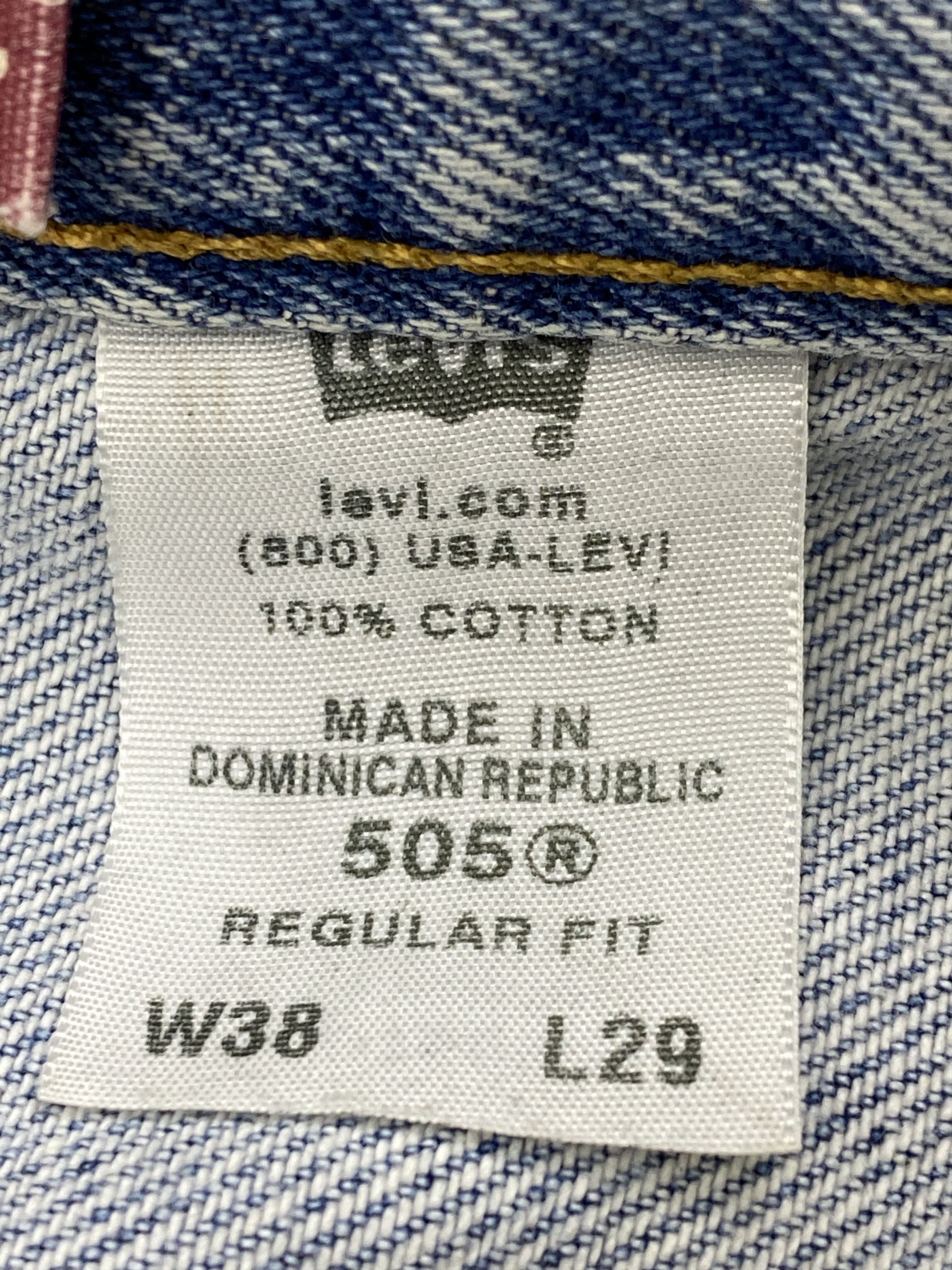 Levi's Distressed Vintage Levis 505 Light Washed Jeans DP2611 Size US 36 / EU 52 - 7 Thumbnail