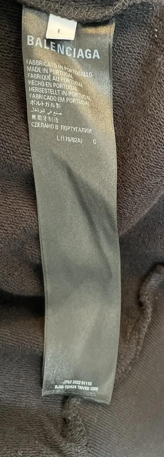 Balenciaga Balenciaga Size Sticker Zip Up Hoodie Size US L / EU 52-54 / 3 - 5 Thumbnail