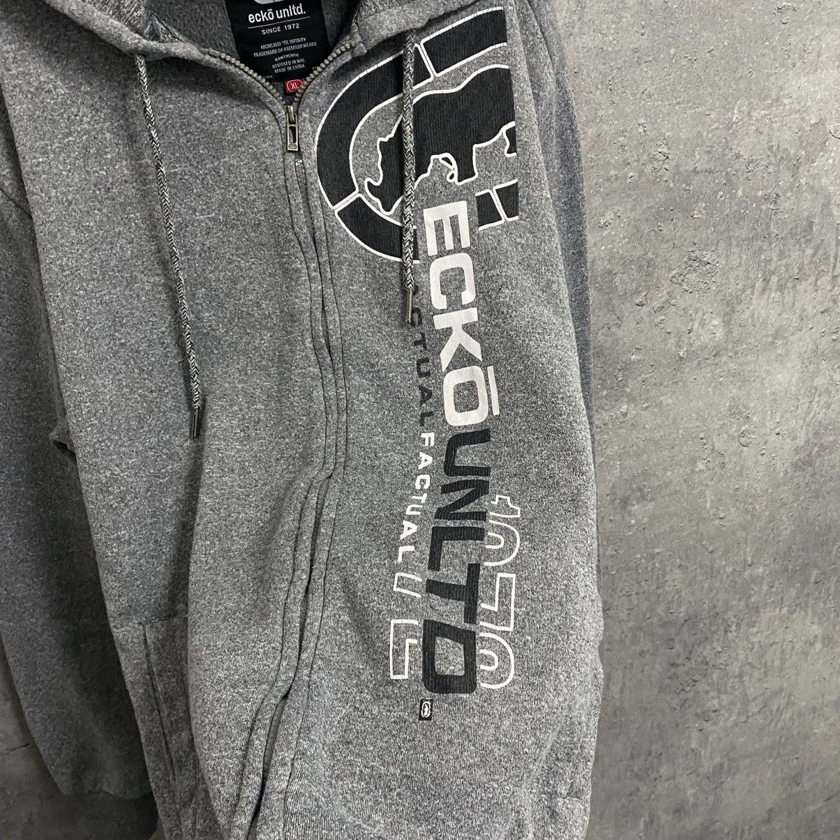 Ecko Unltd. Vintage Big Logo Rare Skate Rap Ecko Unltd Zip Hoodie Size US XL / EU 56 / 4 - 6 Thumbnail