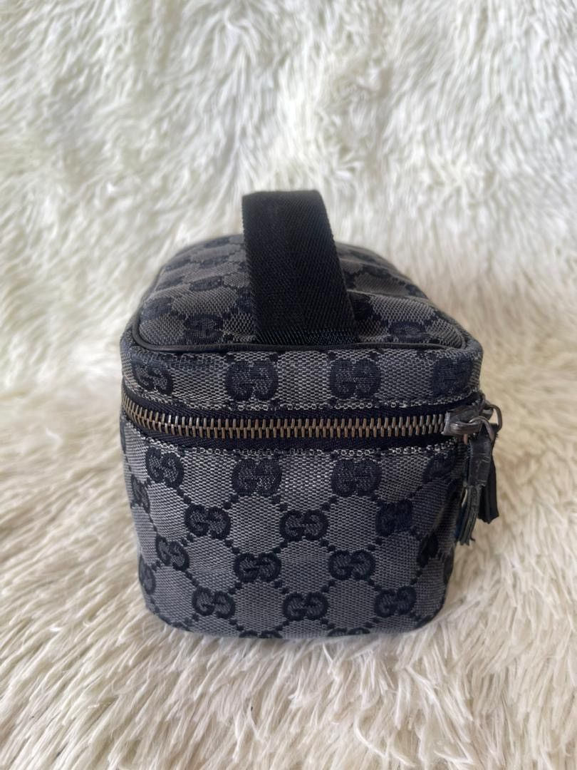Gucci Gucci GG Pattern Vanity Leather Canvas Bag Size ONE SIZE - 7 Thumbnail