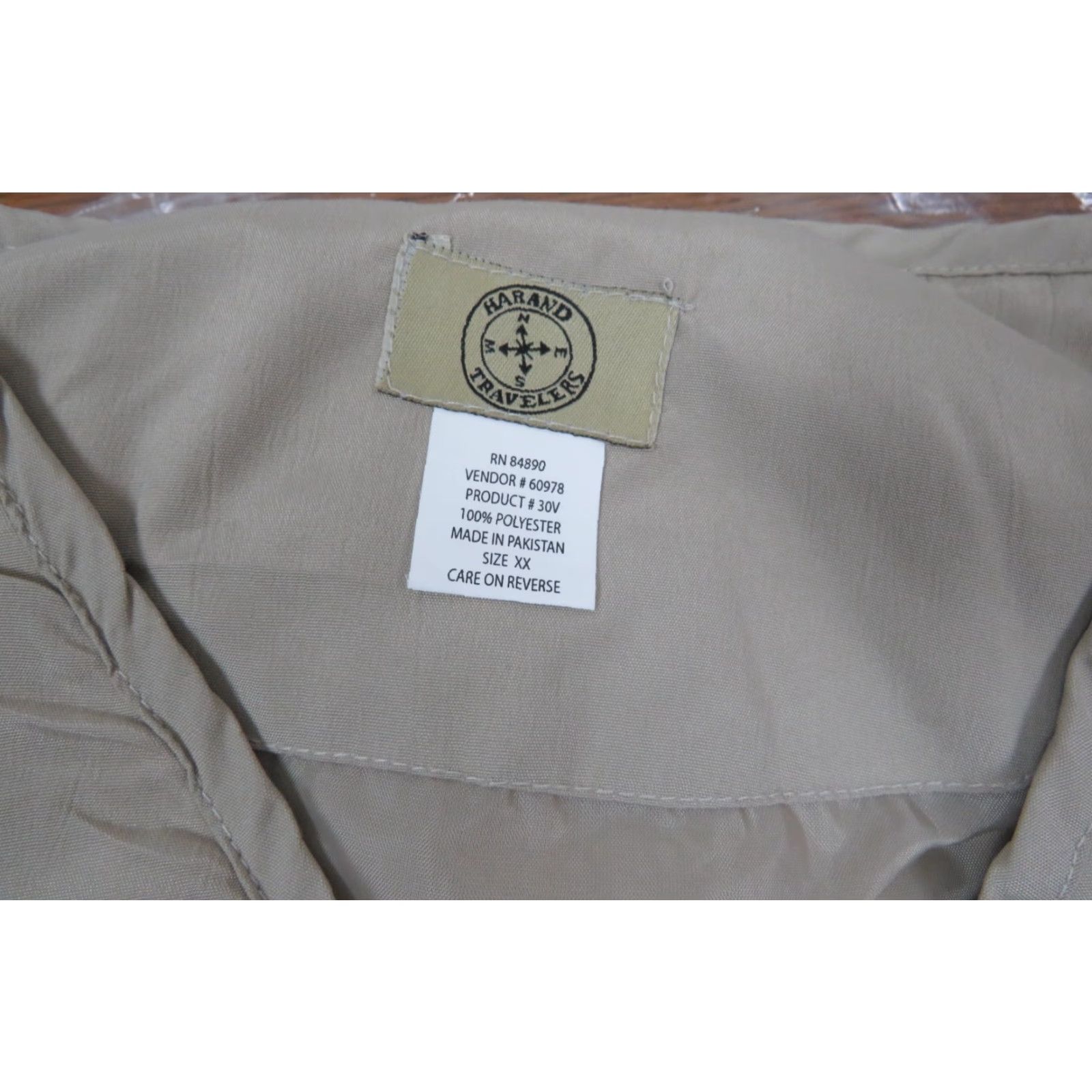 Haband Haband Casual Joe Utility Vest Mens 2X Gray Full Zip Pockets Outdoors Vest Size US XXL / EU 58 / 5 - 2 Thumbnail