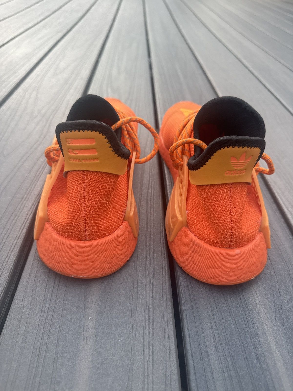 Adidas × Pharrell Adidas NMD Human Race x Pharrell Orange Size US 11 / EU 44 - 5 Thumbnail