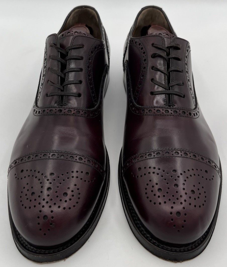 Brooks Brothers Brooks Brothers Golden Fleece Burgundy Leather Oxfords 8D Size US 8 / EU 41 - 2 Thumbnail