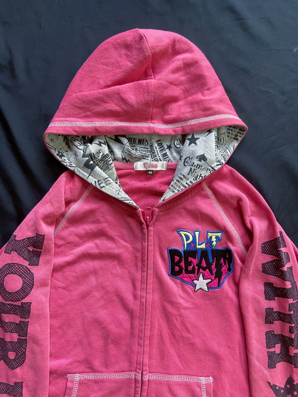 Japanese Brand YOUR LOVE WITH ME ZIP HOODIE Size US XS / EU 42 / 0 - 5 Thumbnail
