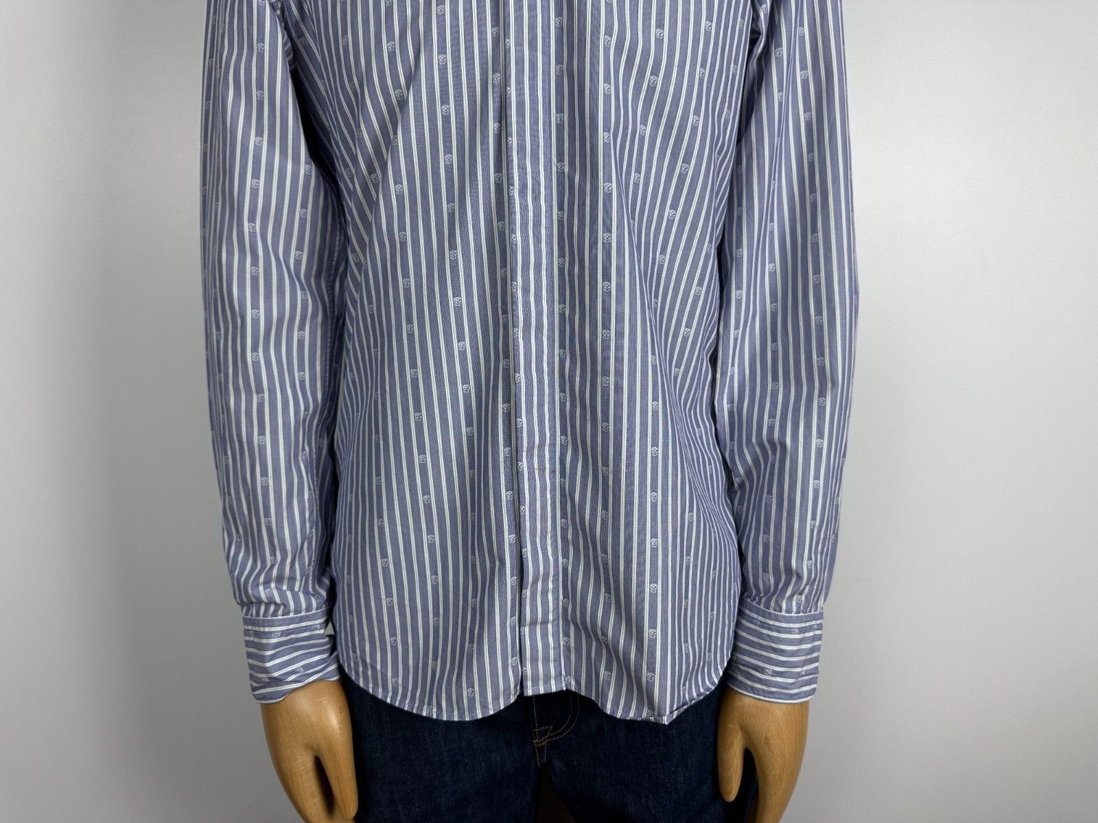 Alexander McQueen Alexander McQueen Skull Shirt Long Sleeve Striped Size 48 Size US M / EU 48-50 / 2 - 3 Thumbnail