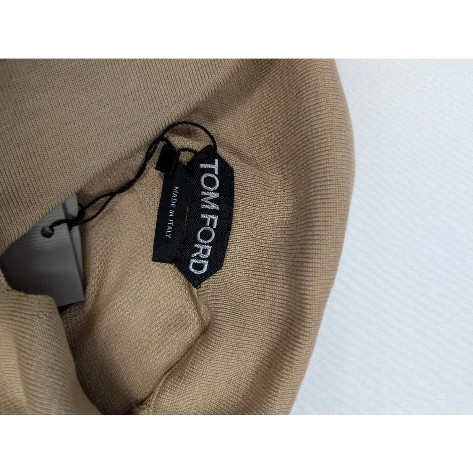 Tom Ford o1rshd1 Knit Polo in Light Salmon Size US M / EU 48-50 / 2 - 10 Thumbnail