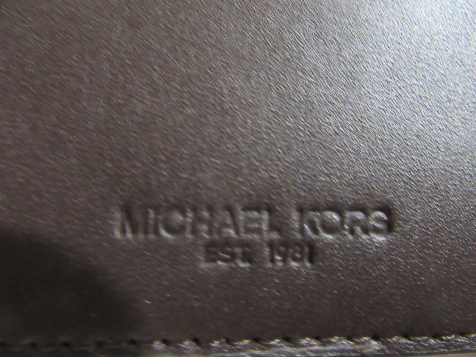 Michael Kors Michael Kors Leather Tall Credit Card Case Brown with RFID Size ONE SIZE - 4 Thumbnail