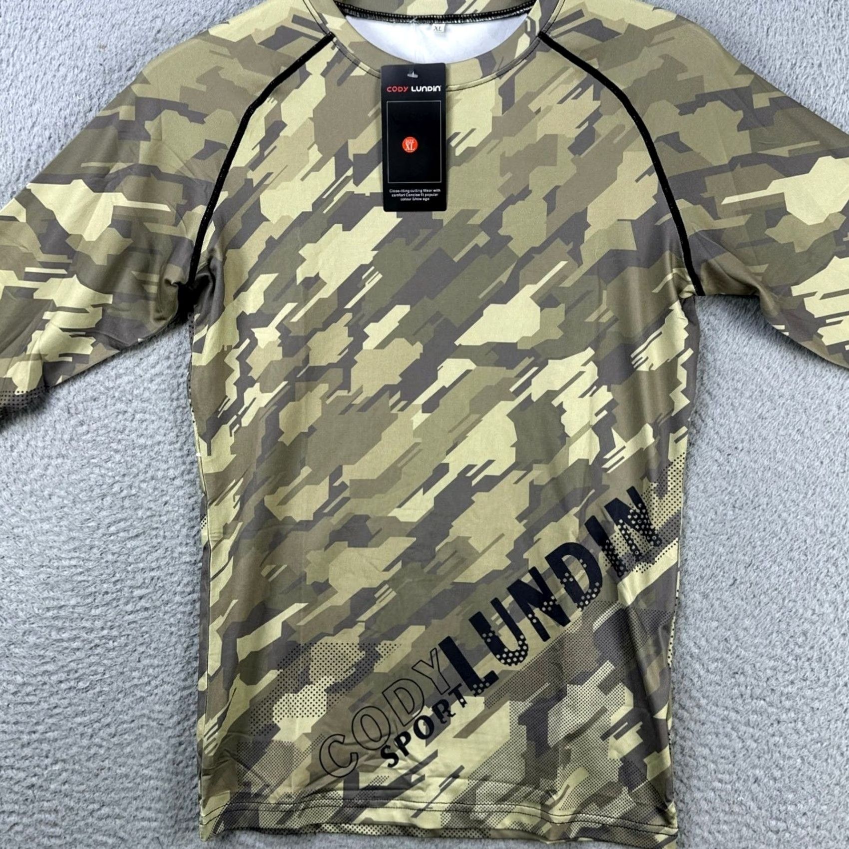 Vintage Cody Lundin Athletic Men XL Green Camouflage Long Sleeve Shirt Size US XL / EU 56 / 4 - 3 Thumbnail