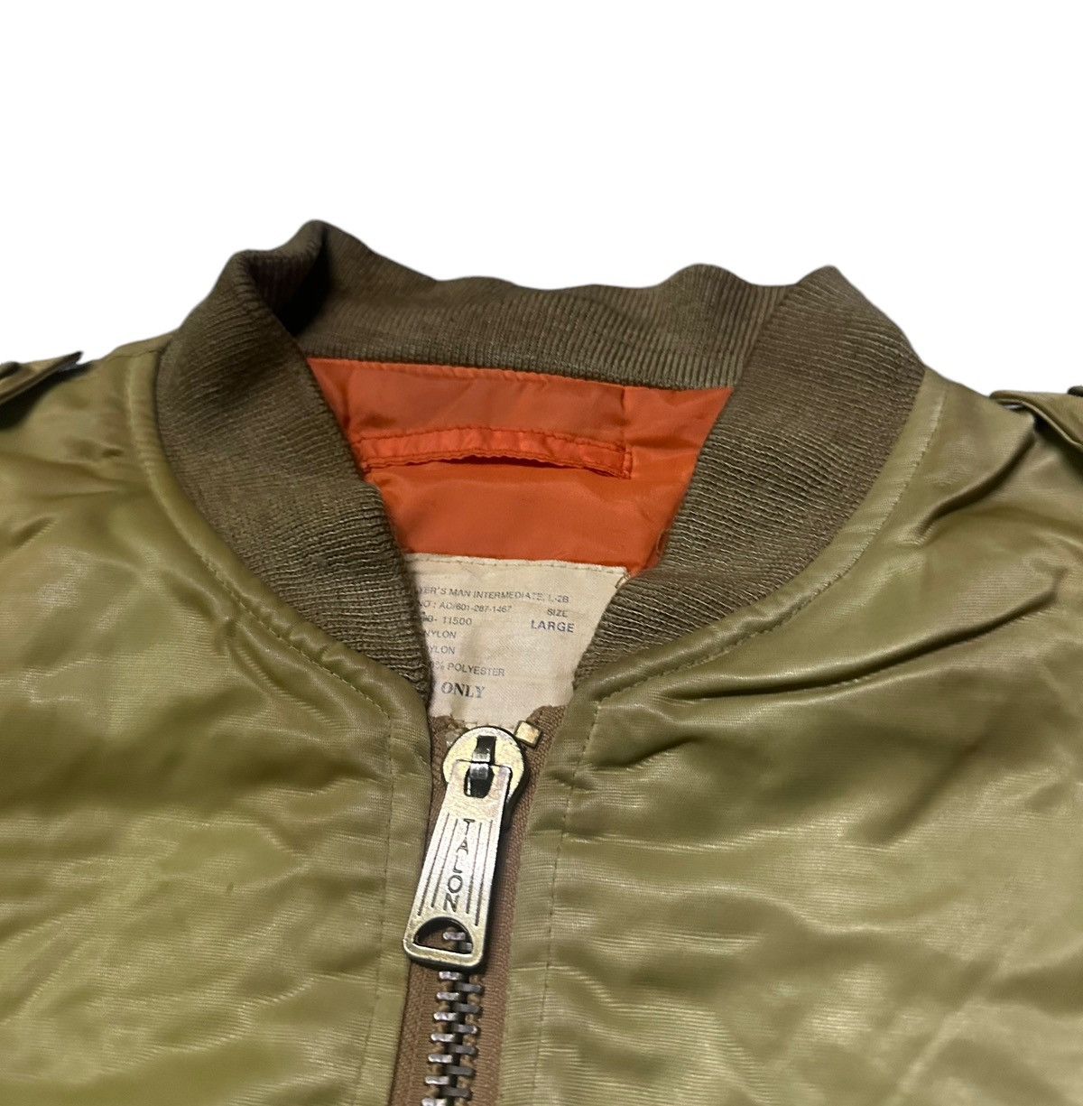 Vintage Vintage militiry bomber jacket Size US L / EU 52-54 / 3 - 3 Thumbnail