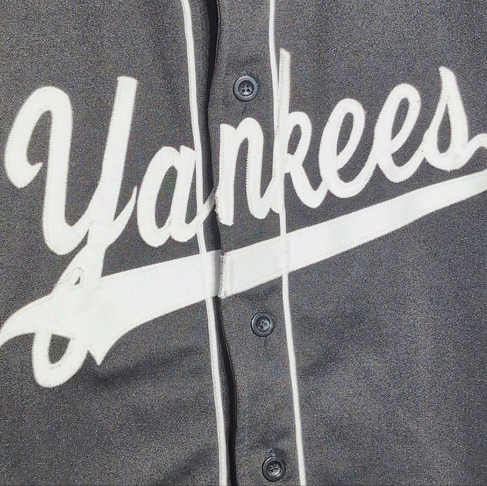 Vintage Teamwork New York Yankees Size M Black Jersey # 10 Gay True Size US M / EU 48-50 / 2 - 3 Thumbnail