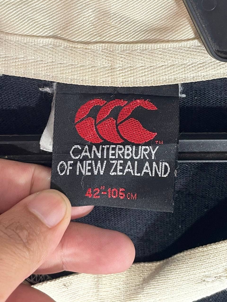 Canterbury of New Zealand Vintage 90s canterbury rugby shirt all black new zealand L Size US L / EU 52-54 / 3 - 7 Thumbnail
