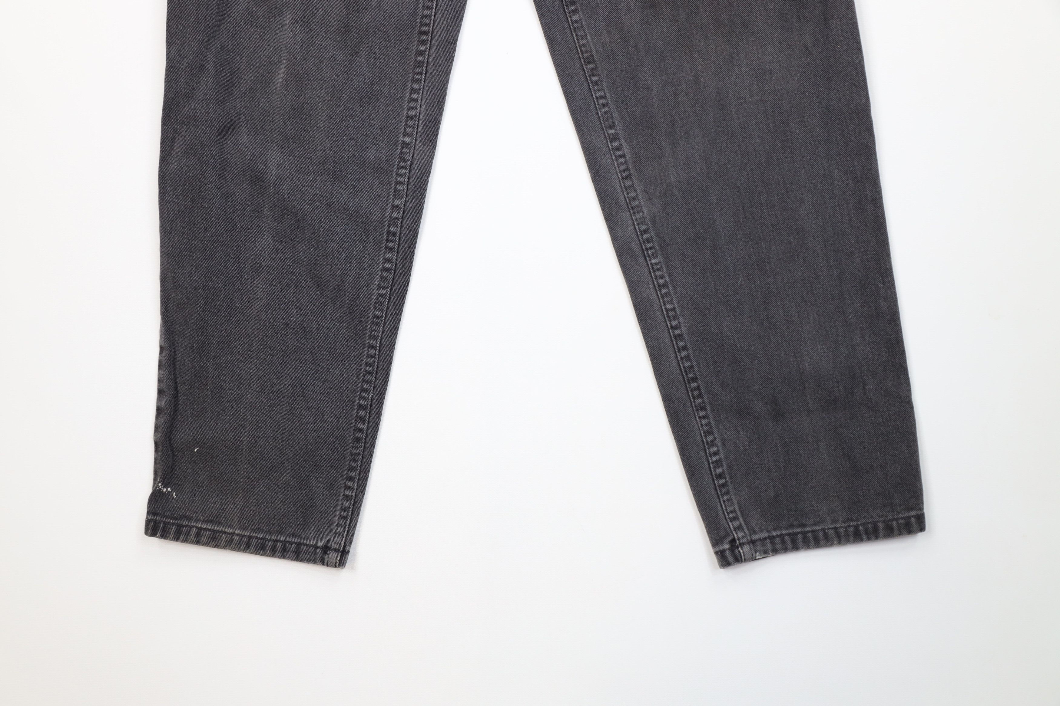 Guess Vintage 80s 90s Guess Tapered Leg Denim Jeans Black USA Size 29" - 4 Thumbnail