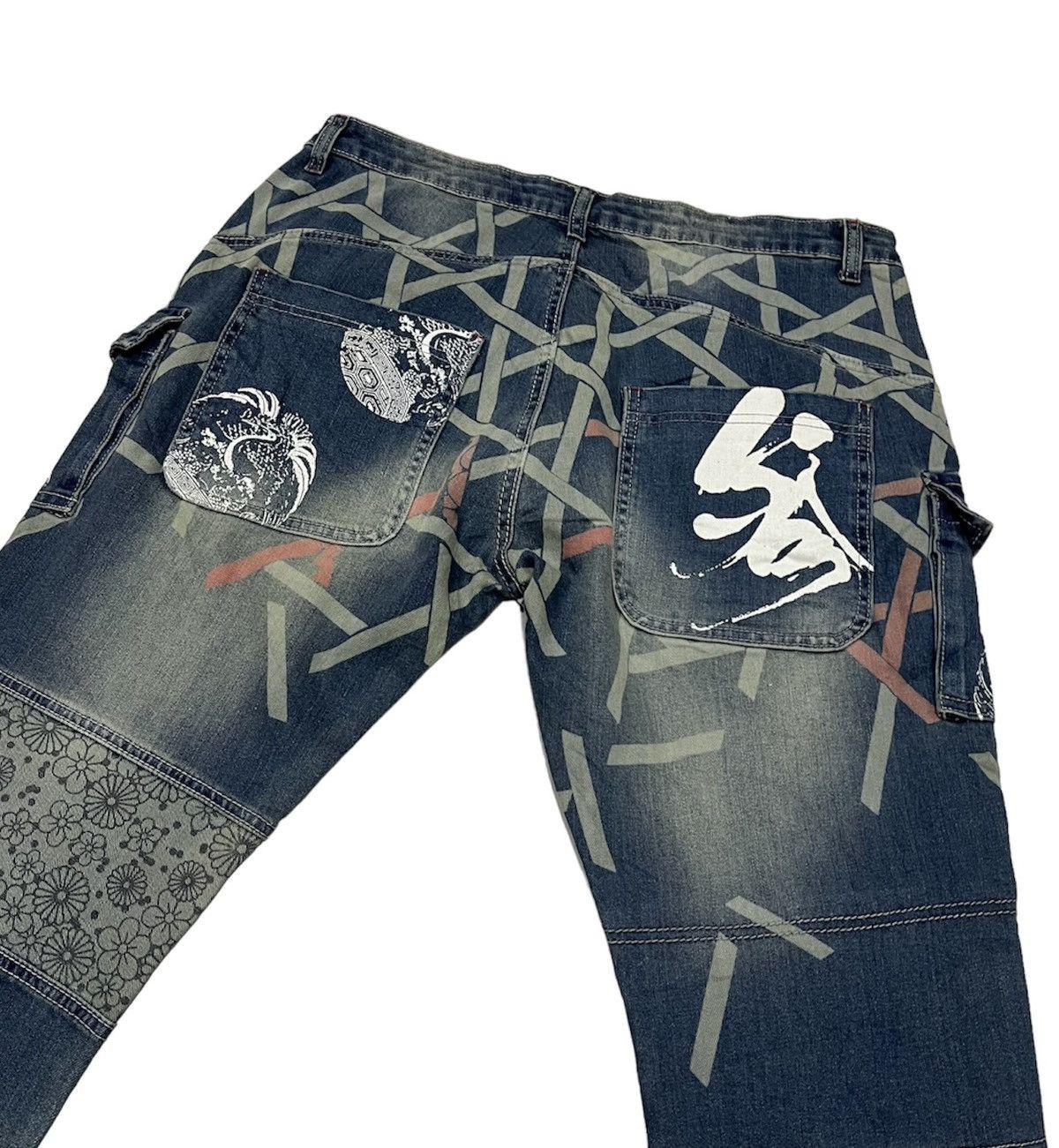 Vintage Sanmaruichi Jeans Embroidered 1st Version Size US 38 / EU 54 - 4 Thumbnail