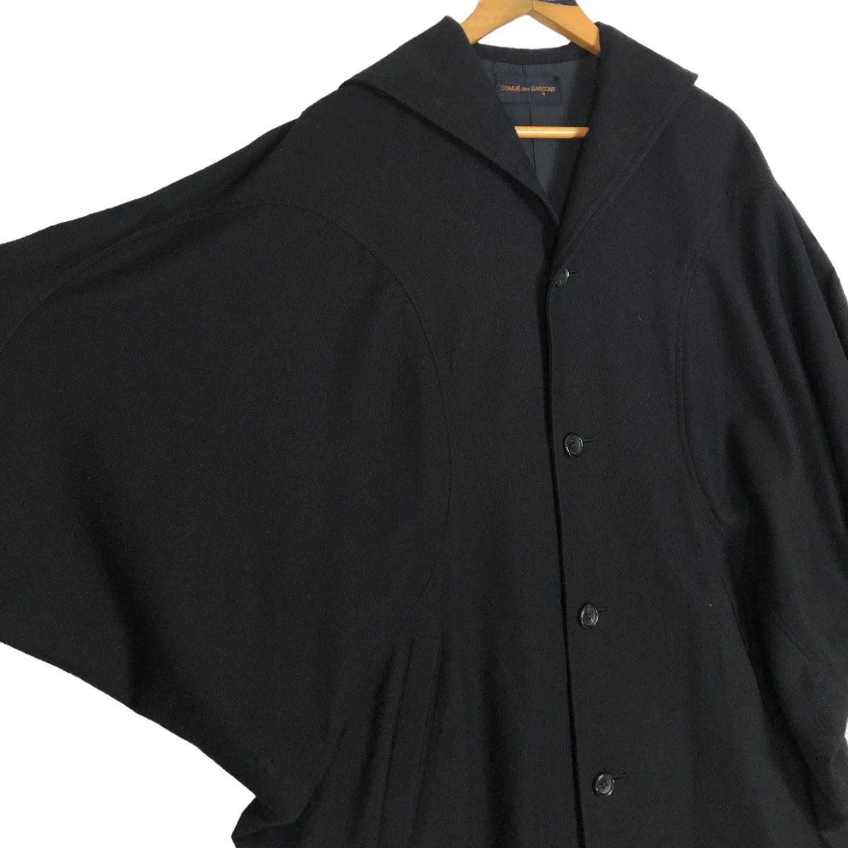 Comme des Garcons Vintage Comme Des Garcons 1991 A/W Runway Dolman Sleeve Coat Size M / US 6-8 / IT 42-44 - 11 Thumbnail