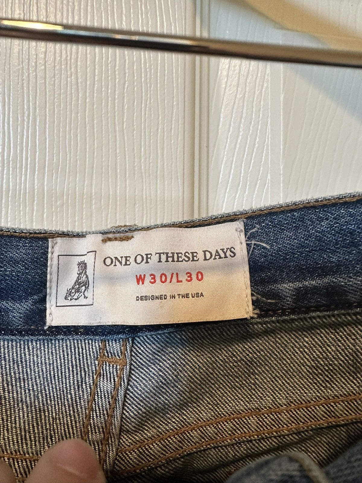 One of These Days One of These Days Straight Leg Jeans | Washed Denim Size US 32 / EU 48 - 3 Thumbnail