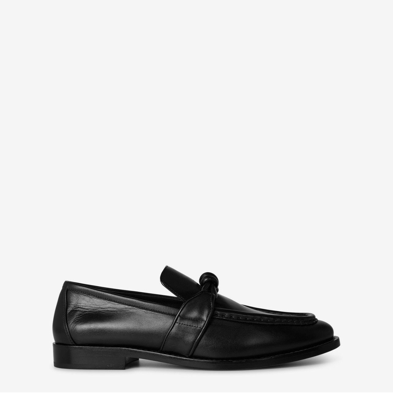 Bottega Veneta BOTTEGA VENETA ASTAIRE METALLIC KNOT NAPA LOAFERS Size US 11 / EU 44 - 1 Thumbnail