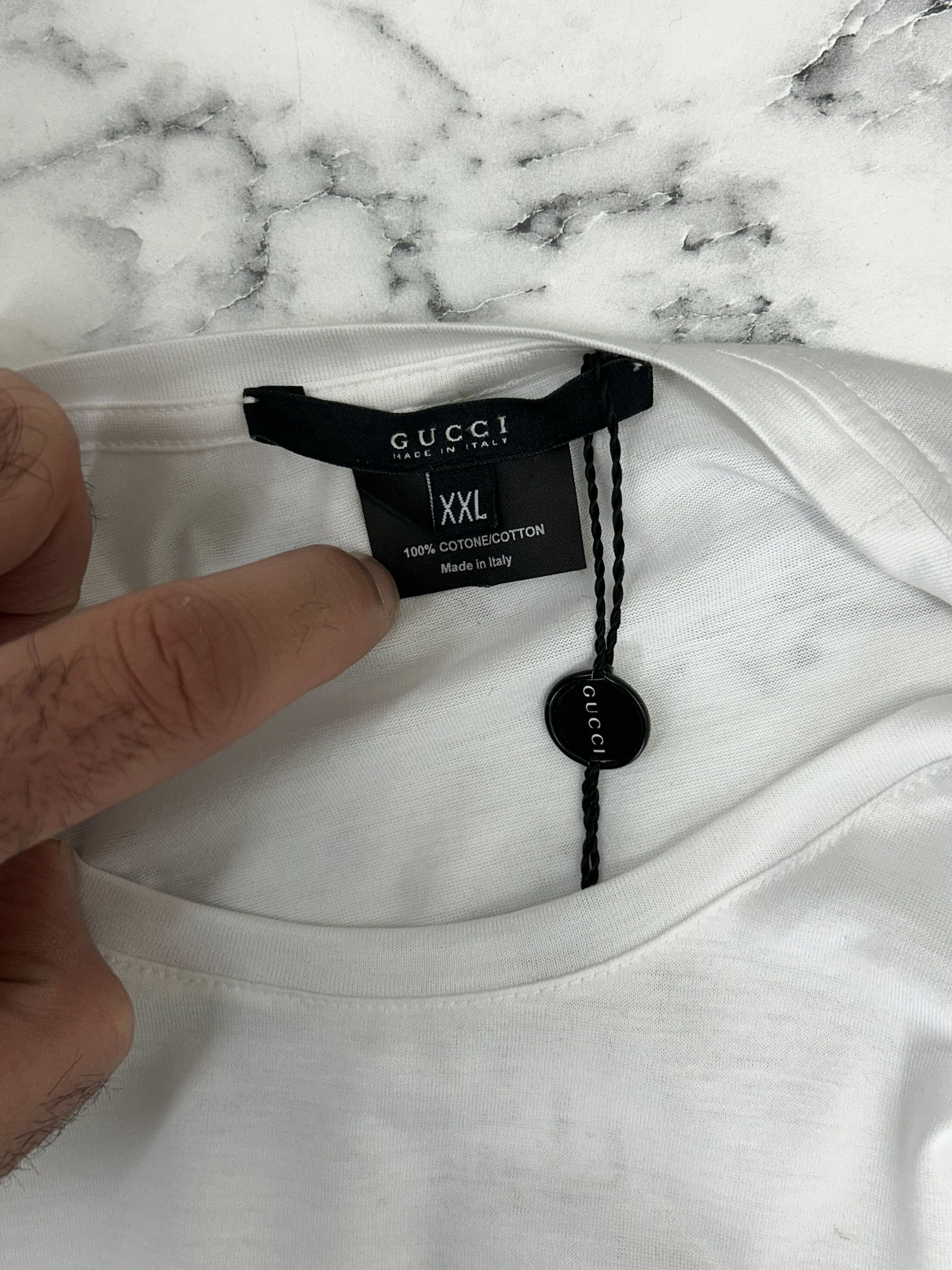 Gucci Gucci White Long Sleeve T-Shirt Size US XXL / EU 58 / 5 - 5 Thumbnail