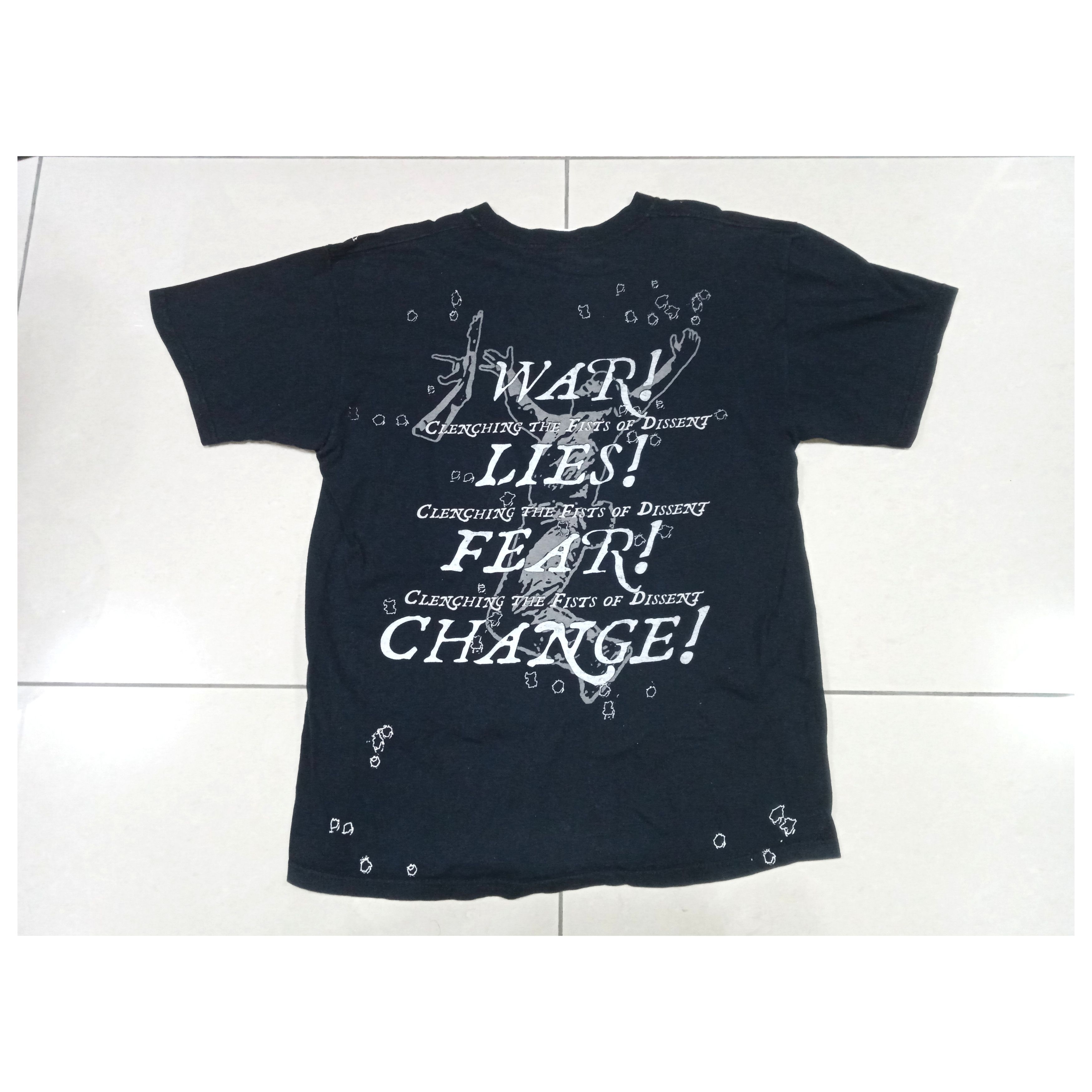 image of Band Tees x Vintage 2000S Machine Head T Shirt in Black, Men's (Size Large)