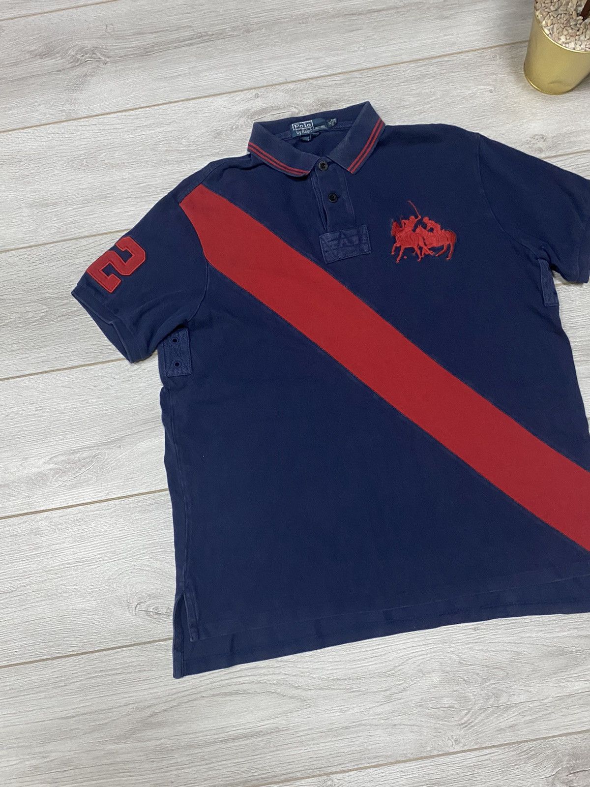 Polo Ralph Lauren Polo Ralph Lauren big stripe vintage 2 cup vintage shirt Size US M / EU 48-50 / 2 - 3 Thumbnail
