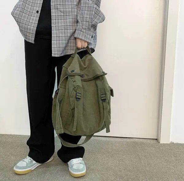 Japanese Brand Ishida x Mako Utility grunge military messenger shoulder bag Size ONE SIZE - 8 Thumbnail