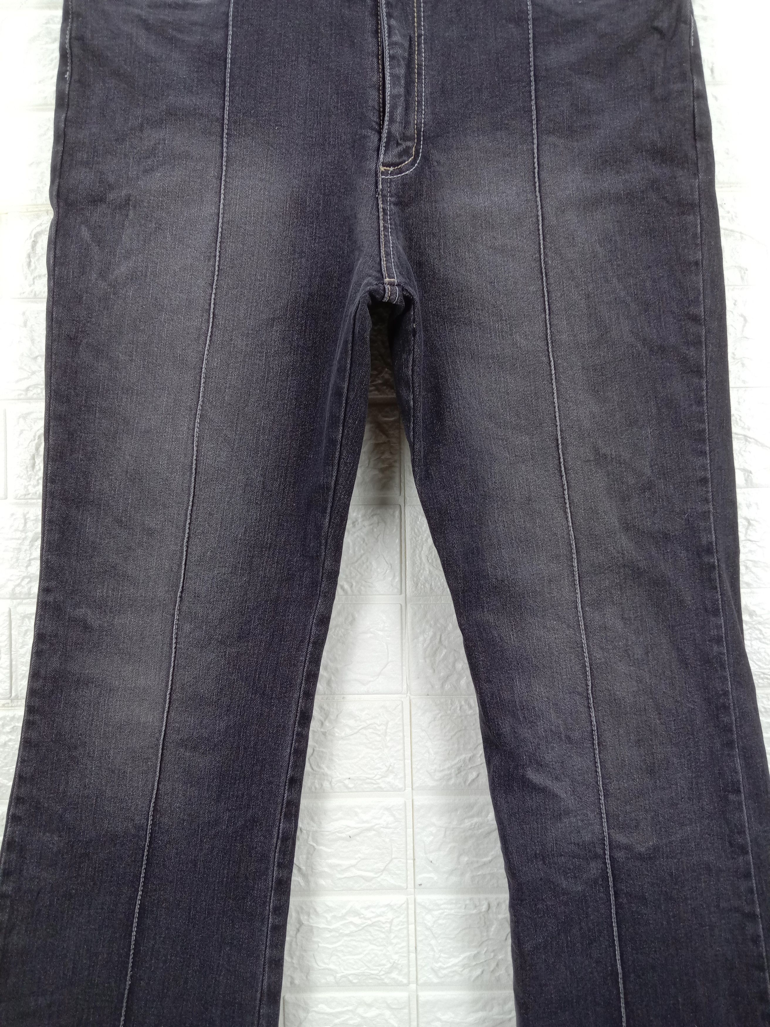 Vintage Flare Jeans Johnpionir Faded Black Bell Bottom Denim