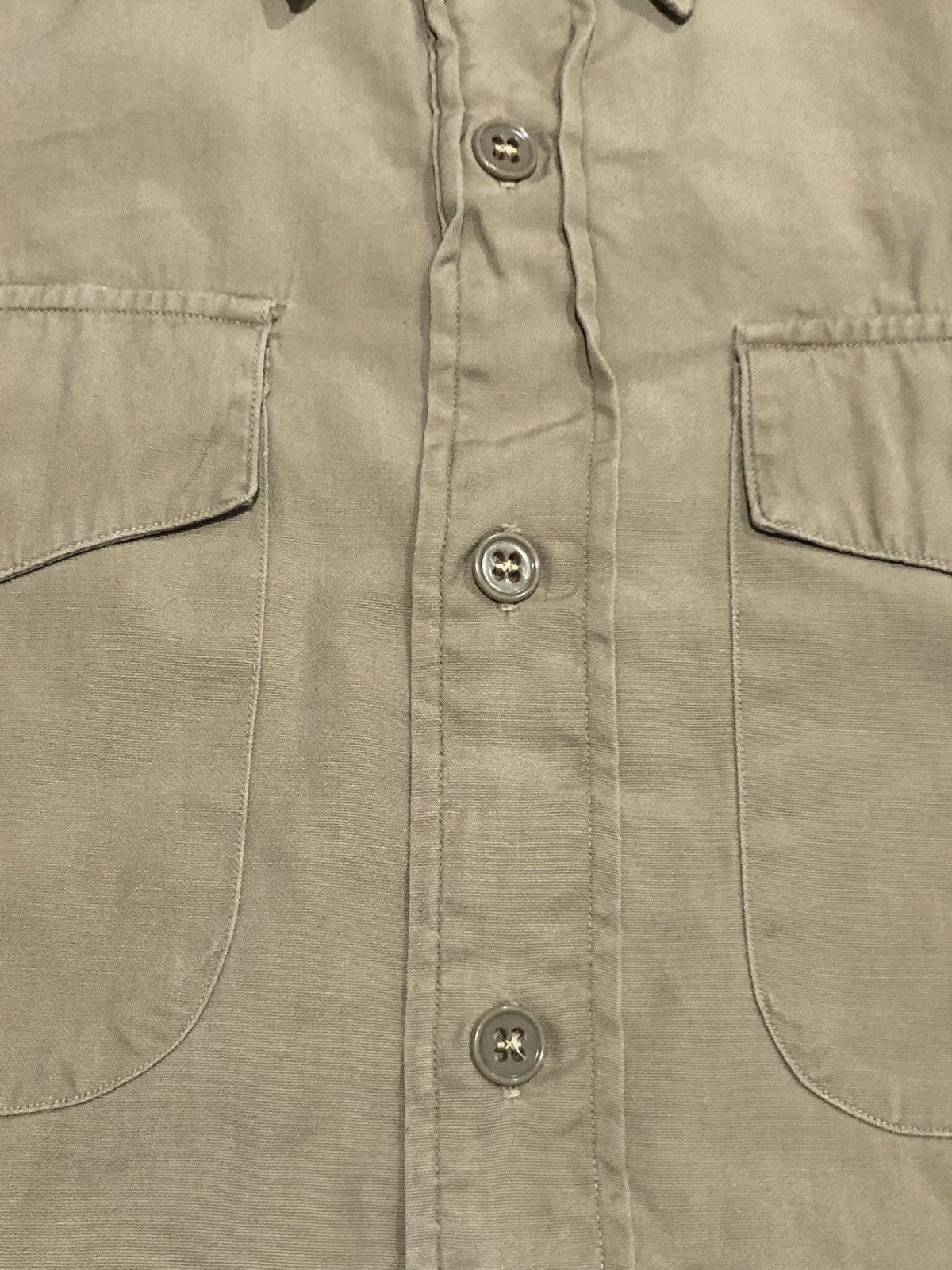 Vintage Vintage 60s USMC Uniform Shirt Size US L / EU 52-54 / 3 - 2 Thumbnail