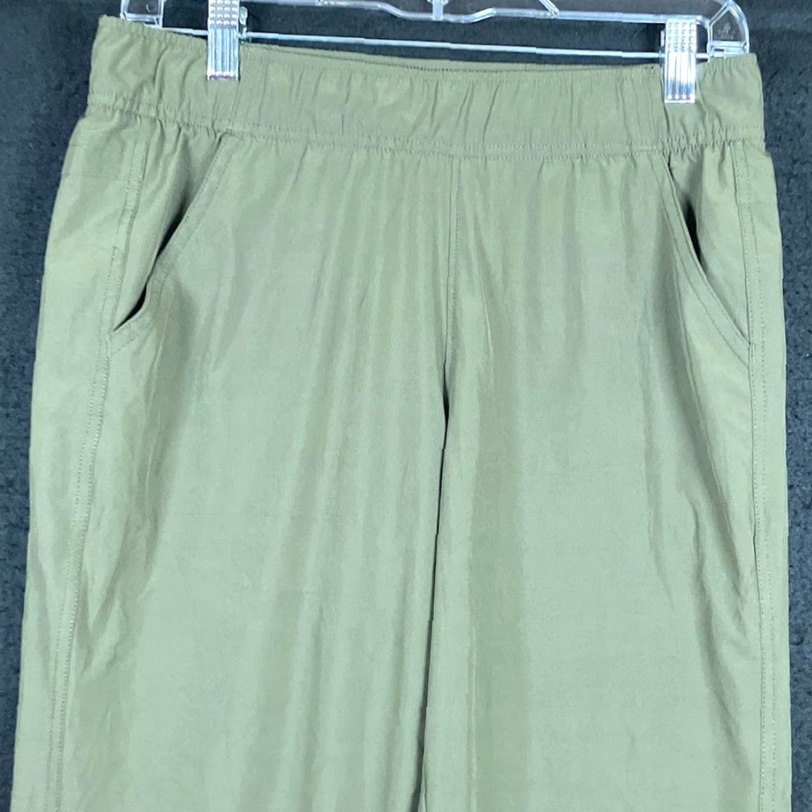Eddie Bauer VINTAGE Eddie Bauer Womens Pants Green Pull On High Rise Back Slit Pocket Stretch Small Size 30" / US 8 / IT 44 - 2 Thumbnail