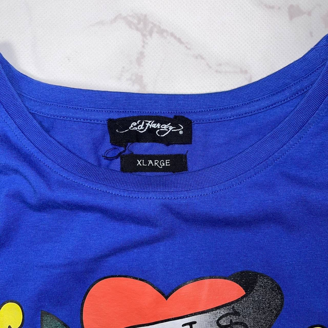 Ed Hardy Ed Hardy Y2K men’s big logo t shirt size Xl Size US XL / EU 56 / 4 - 6 Thumbnail