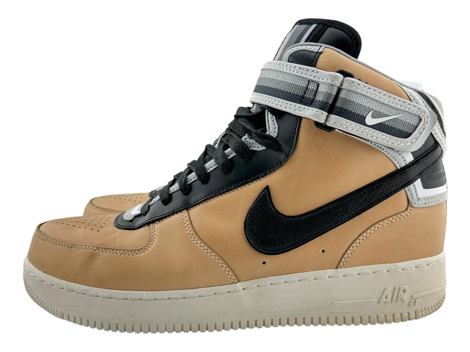Nike Nike Air Force 1 Mid Beige Black 11.5 Used No Box Size US 11.5 / EU 44-45 - 1 Thumbnail