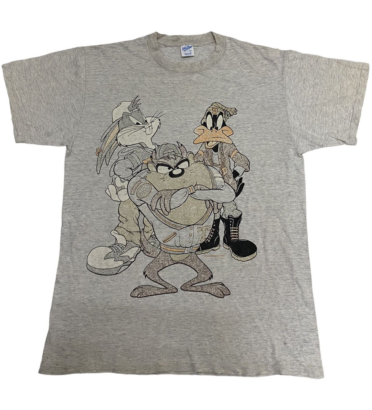 Vintage × Warner Bros Vintage 90s Warner Bros Back to Back Print T-Shirt (C2) Size US L / EU 52-54 / 3 - 1 Thumbnail